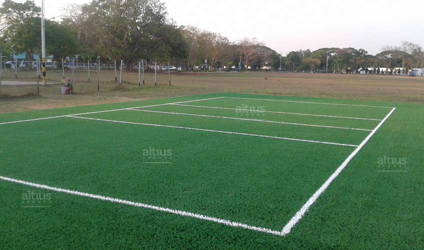 synthetic volleyball court construction
